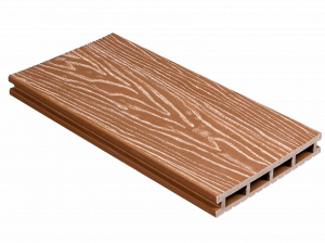 Террасная доска из ДПК Altay Decking пустотелая Тик