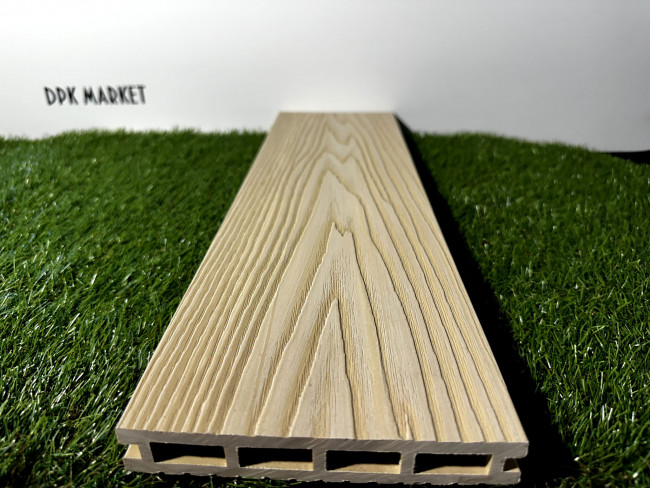 Террасная доска дпк WPC rotten Бежевый Террасная доска дпк WPC rotten Бежевый