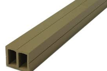 Брус лавочный дпк WPC пустотелый